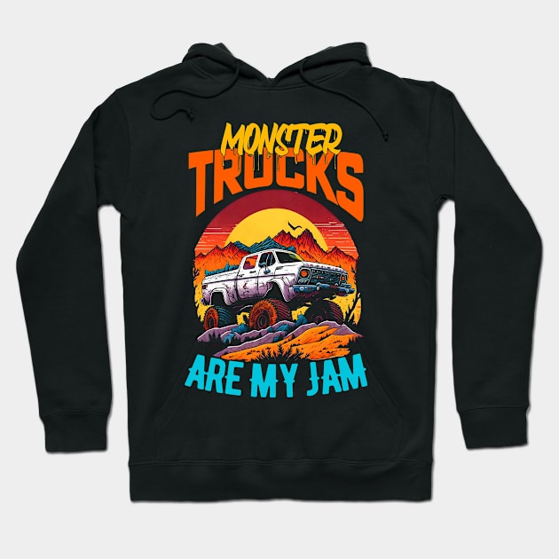 Monster Truck are my Jam Funny Hoodie by T-shirt US